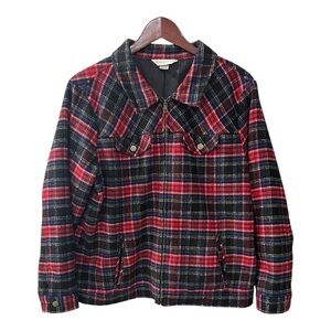 Christopher & Banks Flannel Jacket Size P/XL Women